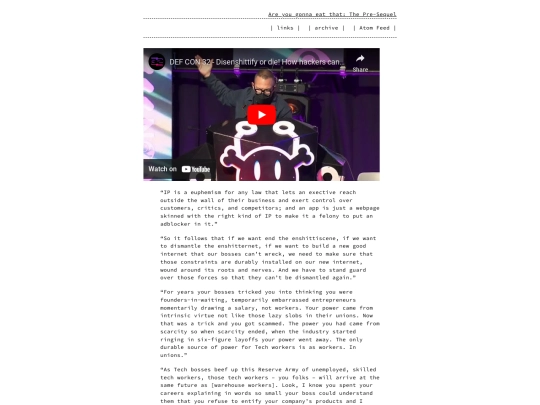 doctorow-defcon-2024 screenshot