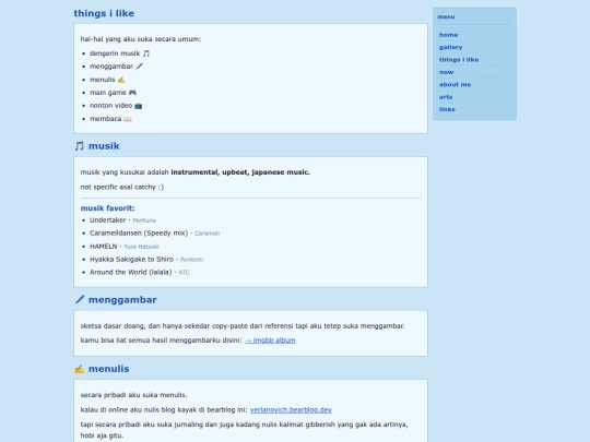 things-i-like screenshot