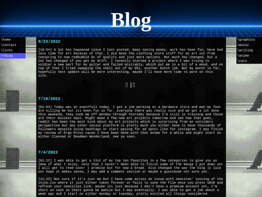 blog screenshot