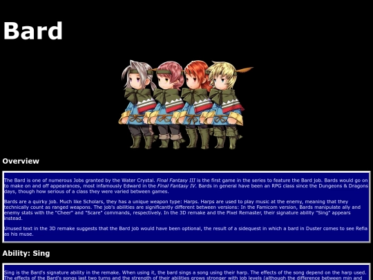 Bard screenshot