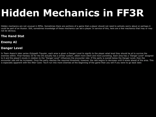 Mechanics screenshot