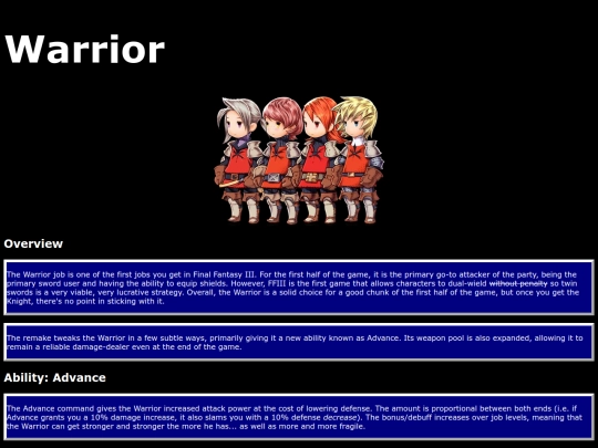 Warrior screenshot
