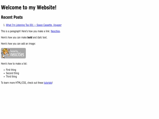 index screenshot