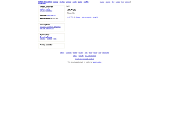 schema/xanga/camcorder screenshot