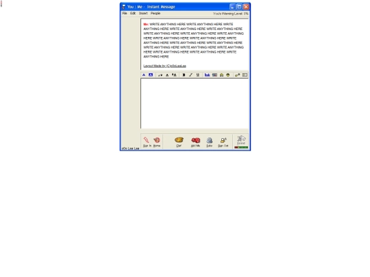 schema/xanga/xanga-themes/aim-clone screenshot