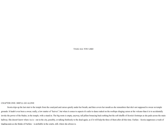word/Talk All You Like (FULL) screenshot