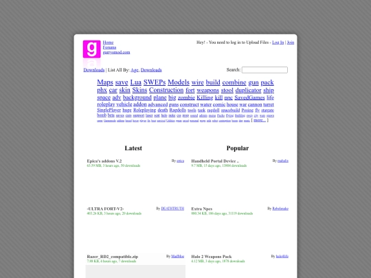 index screenshot