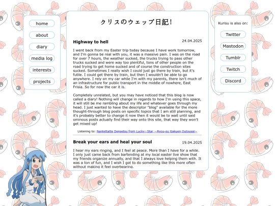 blog screenshot