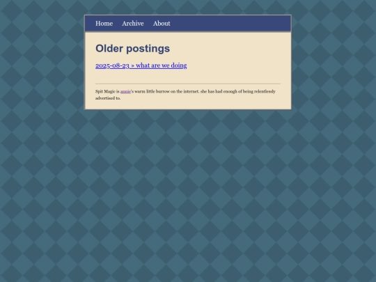 archive screenshot