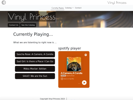 html/playlist screenshot