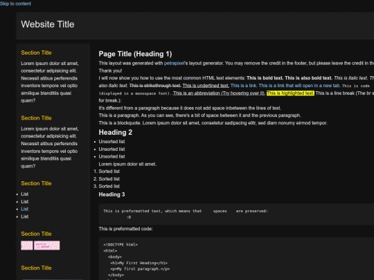 index screenshot