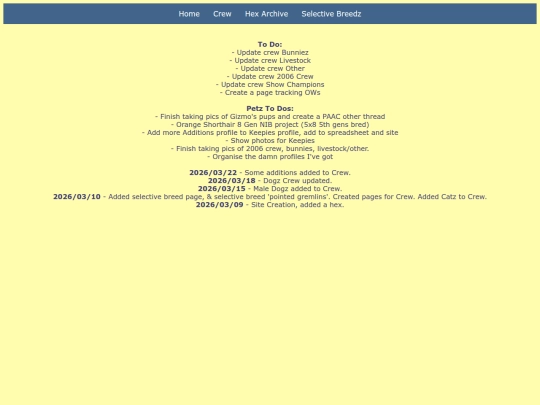 siteupdates screenshot