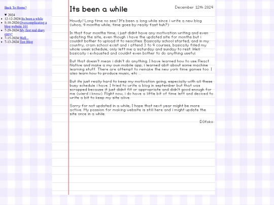 diary screenshot