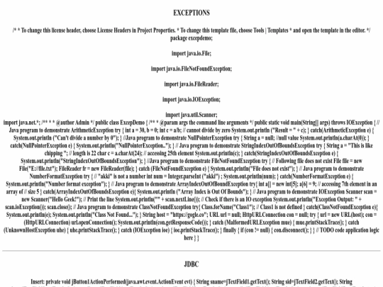 index screenshot