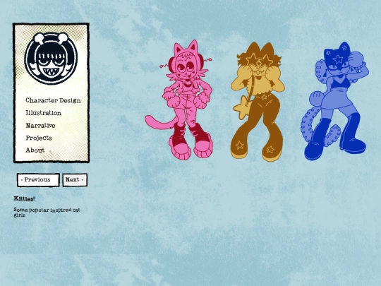 charapages/kitties screenshot