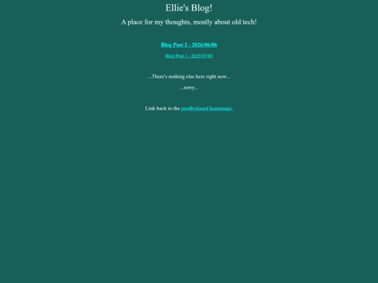 elliesblog screenshot