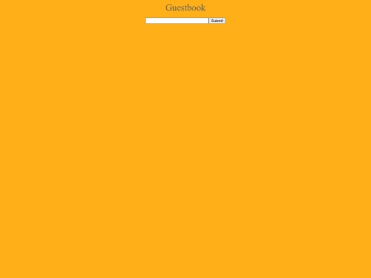guestbook screenshot