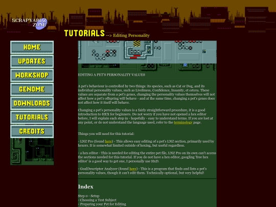 tutorial_personality screenshot