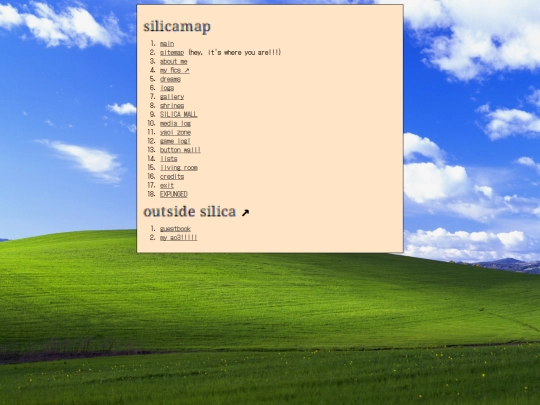 sitemap screenshot