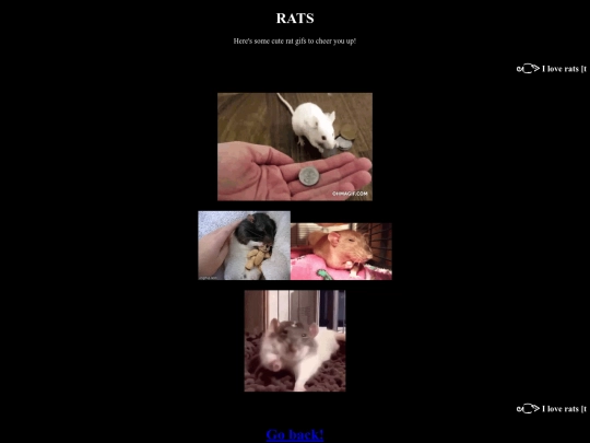Homepage /Something /Cuterats screenshot