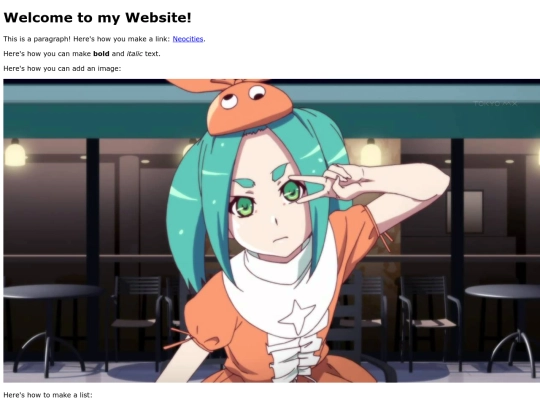 index screenshot