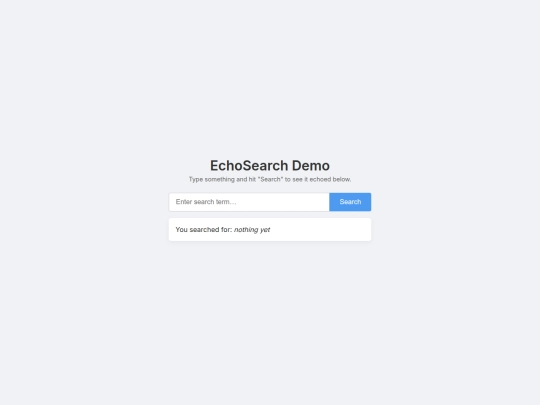 EchoSearch/Search screenshot