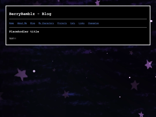 blog screenshot