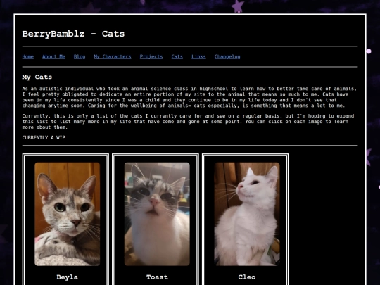 cats screenshot
