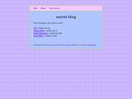 blog screenshot