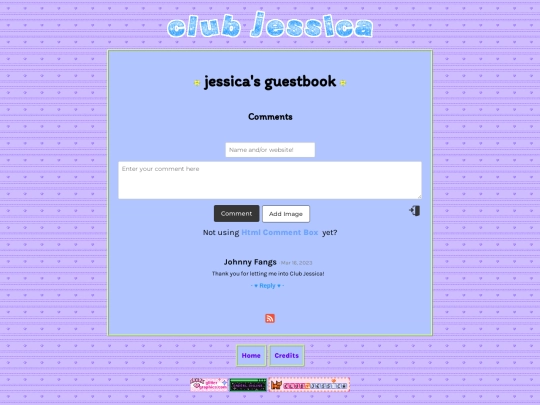 guestbook screenshot