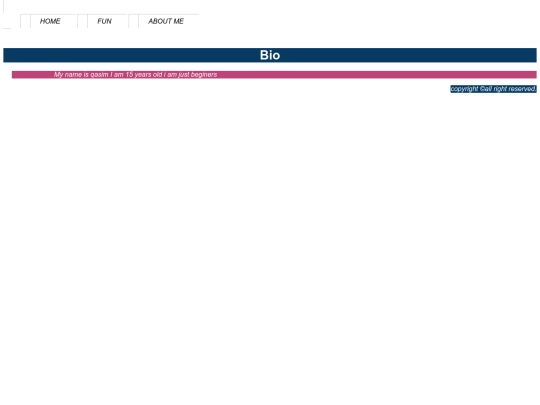aboutme screenshot