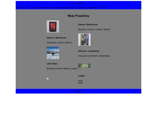 Prazdniny/prazdniny screenshot