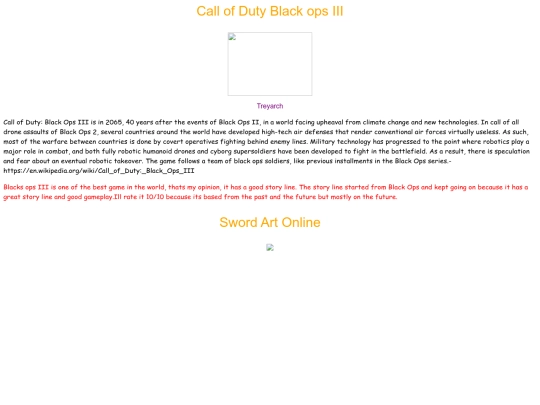 cssclassminiproject screenshot