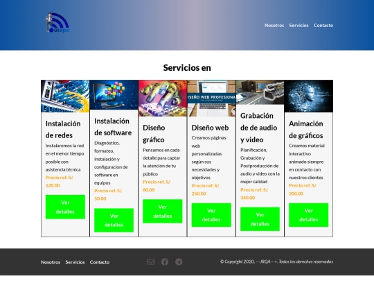 servicios screenshot