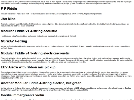 violins screenshot