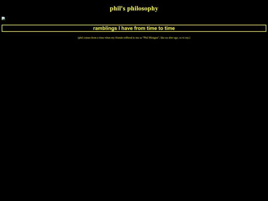 philosophy screenshot