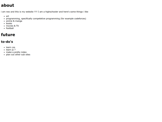 index screenshot