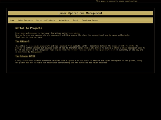 sattelite-projects screenshot