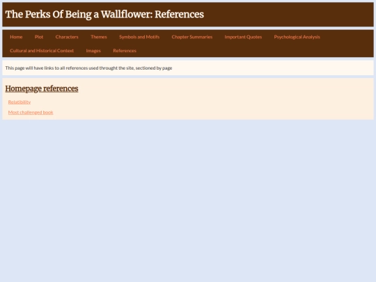 references screenshot