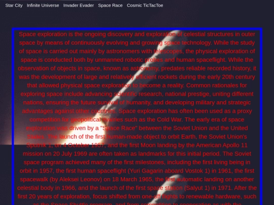 SpaceRace screenshot