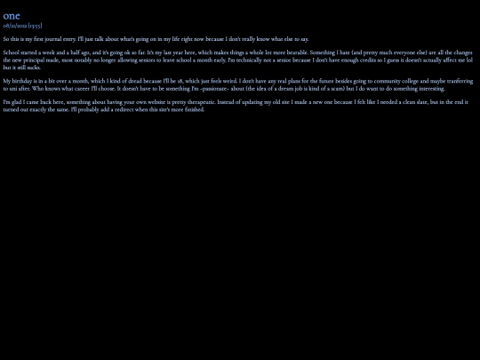 home/journal/entries/1 screenshot