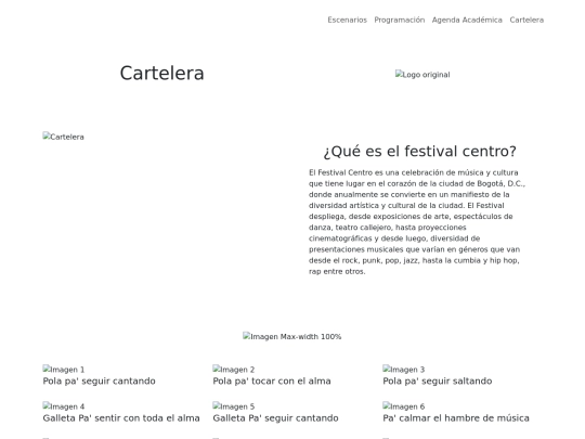 cartelera screenshot