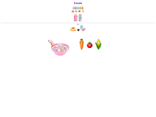 Foods screenshot