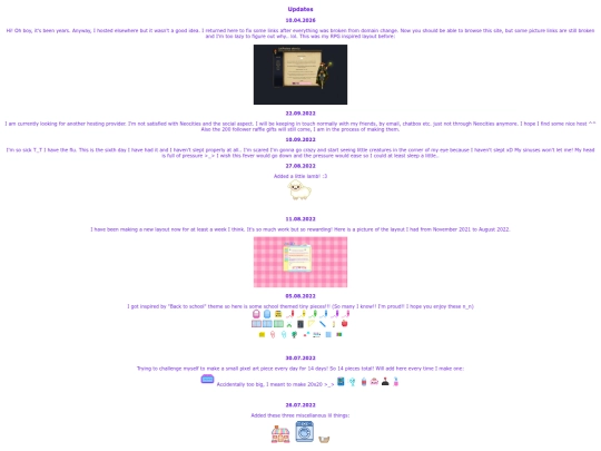 blog screenshot