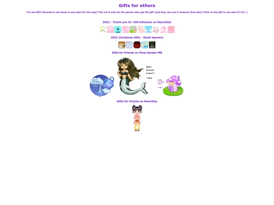 gifts screenshot