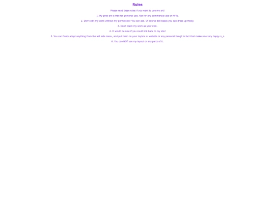 rules screenshot
