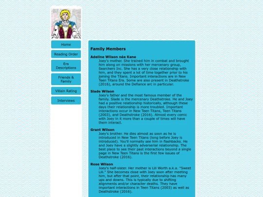 joeysite/friendsandfamily screenshot