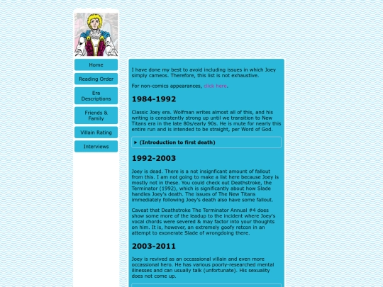 joeysite/readingorder screenshot