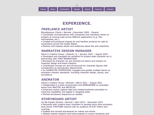 resume screenshot