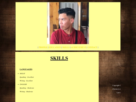 skills screenshot